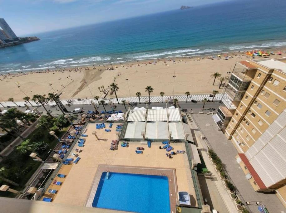 Ferienwohnung Piso 21 Unico A Pie De Playa En Esquina Benidorm Exterior foto