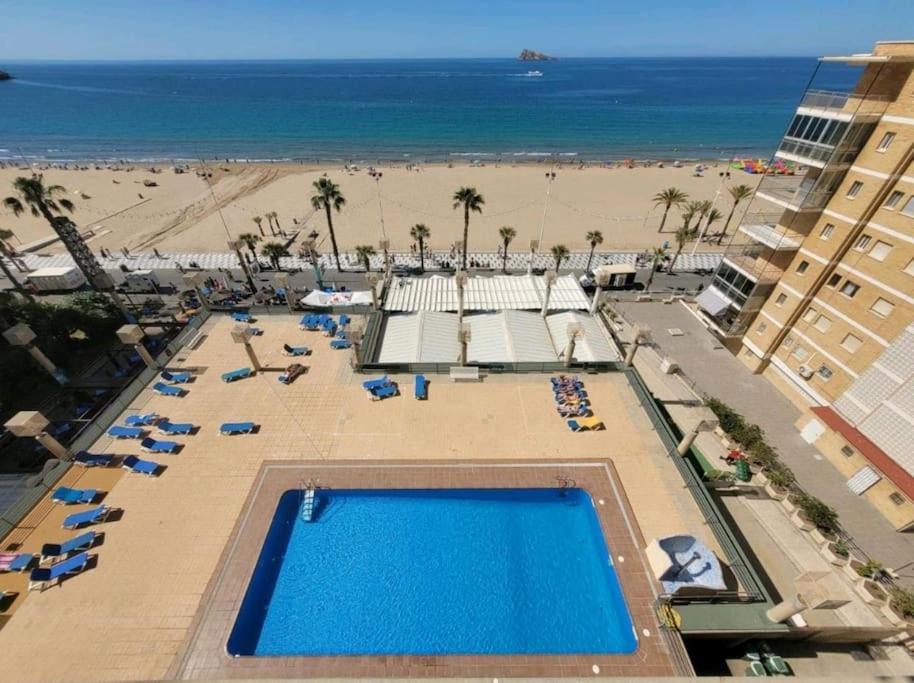 Ferienwohnung Piso 21 Unico A Pie De Playa En Esquina Benidorm Exterior foto